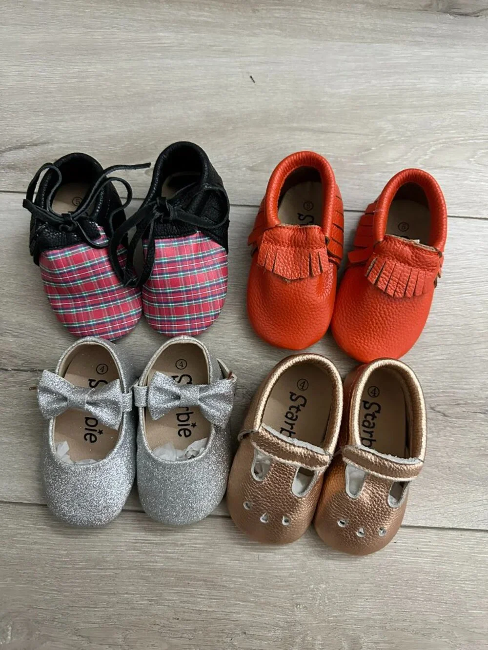 4 pairs Size 4 Size 5 lots Baby Shoes Lots Flash Sale toddler Shoes Sandals